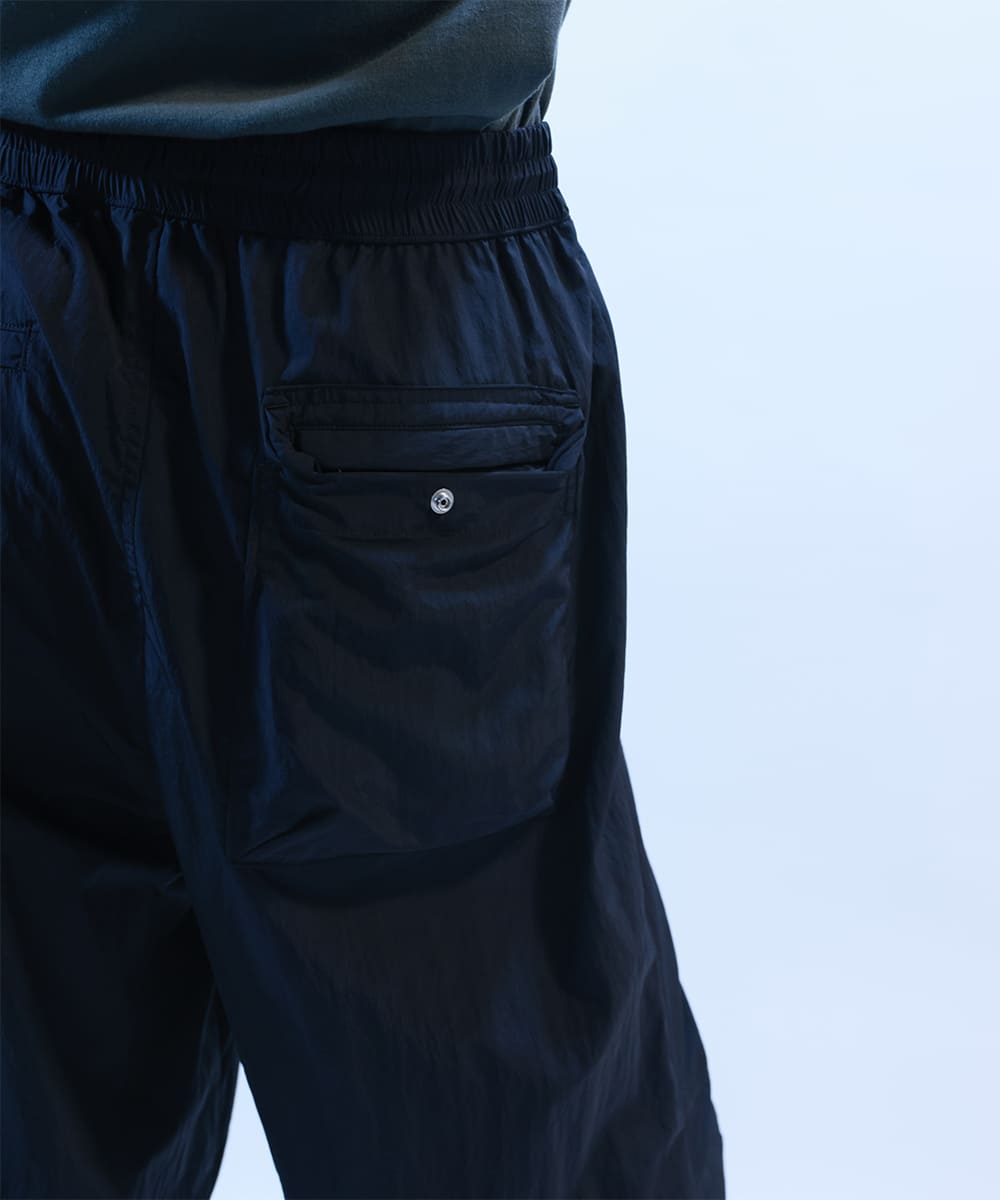 【11/5(日)まで予約受付アイテム】Nylon motocross pants - BLACK - DIET BUTCHER