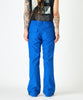 Flared slim trouser - BLUE - DIET BUTCHER