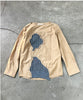 Patchwork Pullover shirt - PINK BEIGE02 - DIET BUTCHER