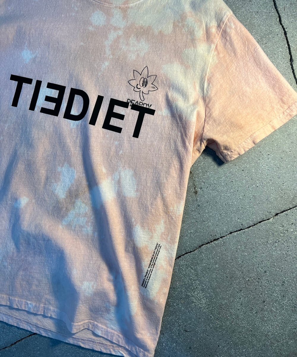 TIEDIET T-shirt - PINK - DIET BUTCHER